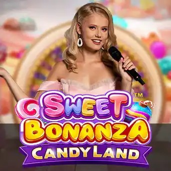 Official Live Dealer logo: Sweet Bonanza CandyLand by Pragmatic Play at DazardBet Casino