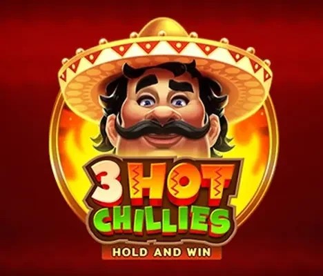 3 Hot Chillies slot logo by 3 Oaks Gaming at DazardBet Casino