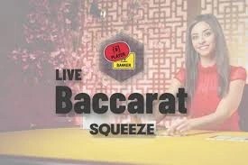 Enjoy Baccarat Squeeze by Evolution – logo hosted on dazardbet-casino.pl