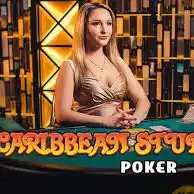 Caribbean Stud Poker game by Evolution – logo hosted on DazardBet Casino