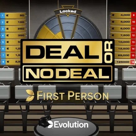First Person Deal or No Deal logo by Evolution at DazardBet Casino