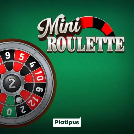 Mini Roulette casino game by Platipus – featured logo at DazardBet Casino