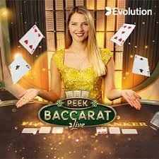 Peek Baccarat logo – Live Dealer by Evolution at DazardBet Casino