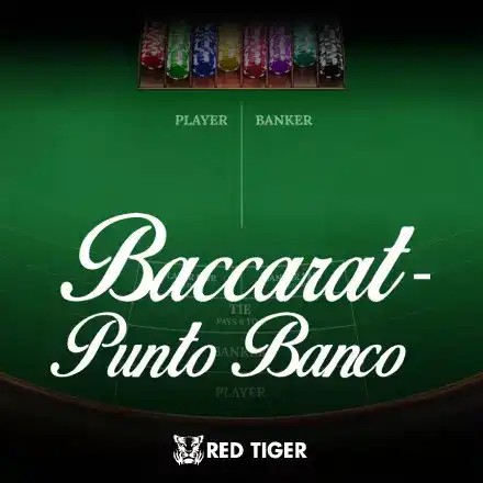 Punto Banco slot icon by Red Tiger Gaming, available at DazardBet Casino