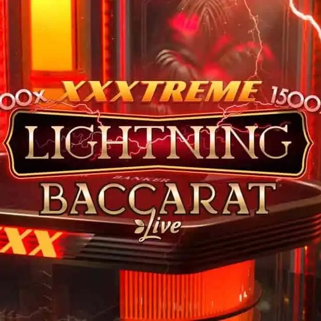 XXXtreme Lightning Baccarat logo by Evolution DazardBet Casino